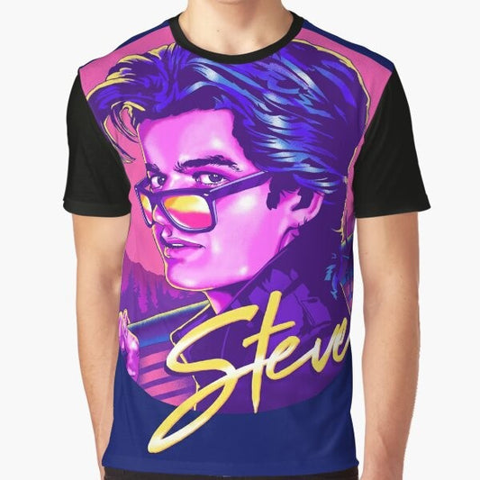 Stranger Things Steve Harrington Funny Graphic T-Shirt