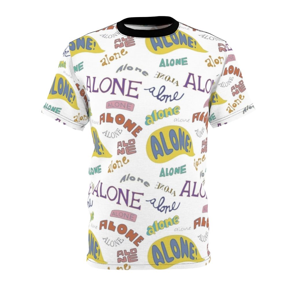 Spongebob Squarepants Squidward Alone Meme T-Shirt Design