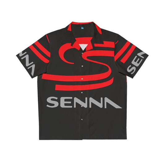 Ayrton Senna Formula 1 Hawaiian Shirt