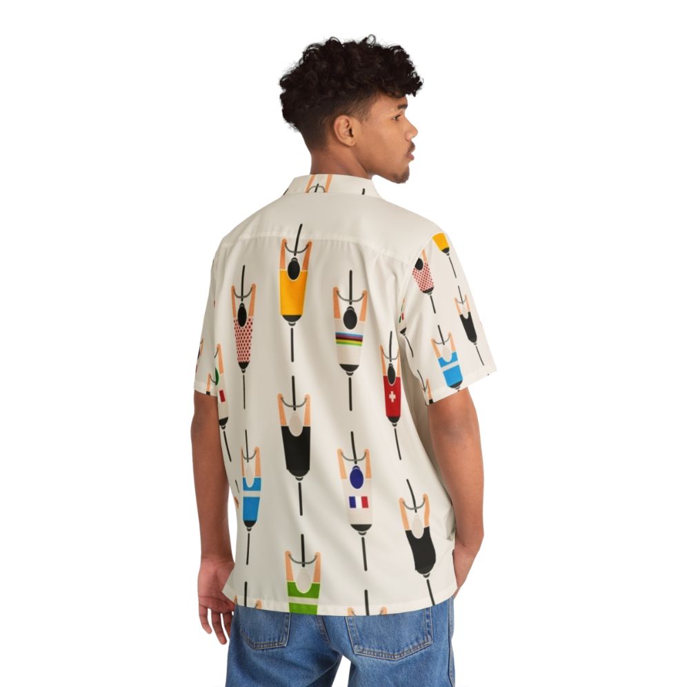 Tropical Bicycle Squad Hawaiian Shirt - People Back