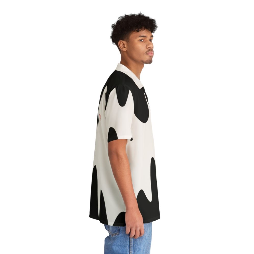 Kensa Positive Hawaiian Shirt - Splatoon Graphic Tee - People Pight