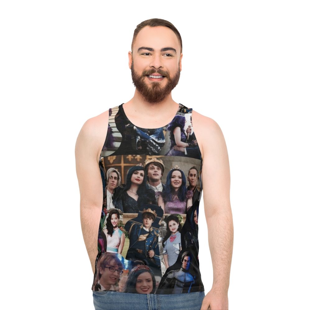 Descendants Collage Unisex Disney Tank Top - men