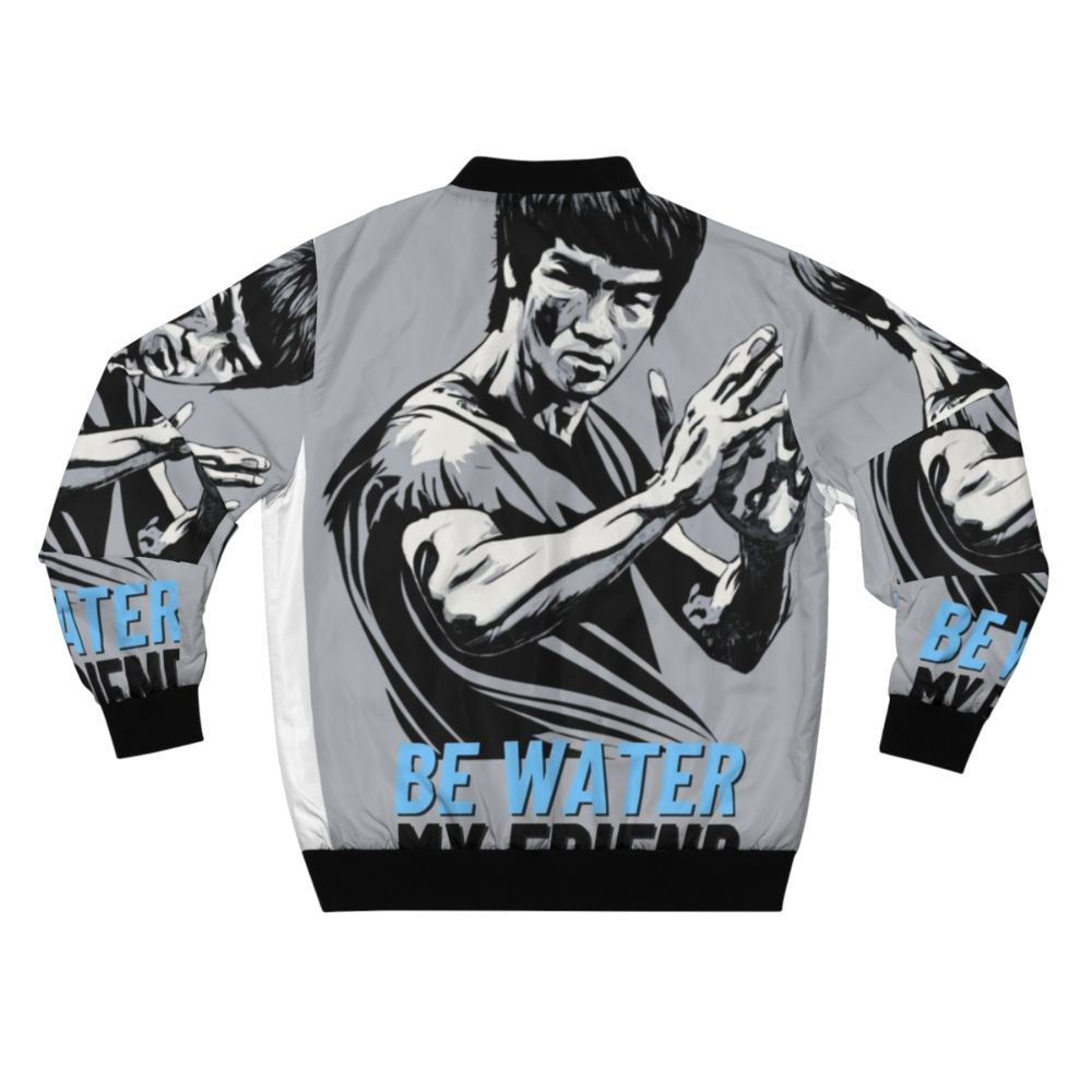 Bruce Lee "Be Water" Bomber Jacket - Back