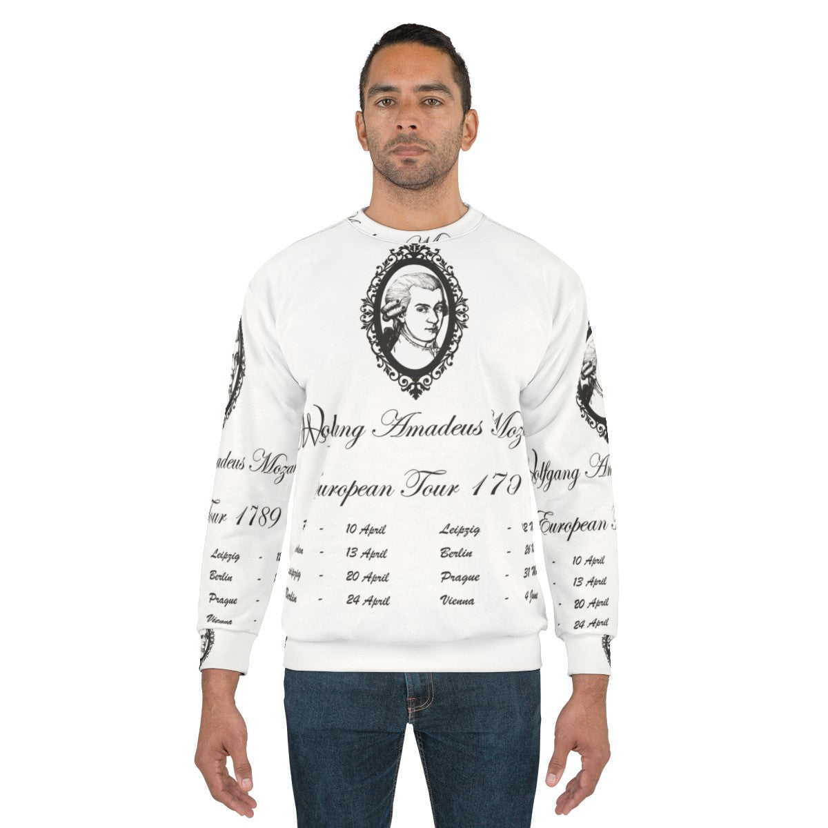 Wolfgang Amadeus Mozart European Tour 1789 Sweatshirt - men