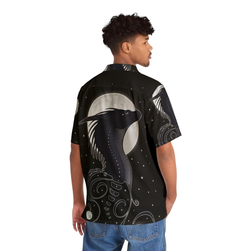 Darkstalker Wings of Fire Themed Hawaiian Shirt - People Back