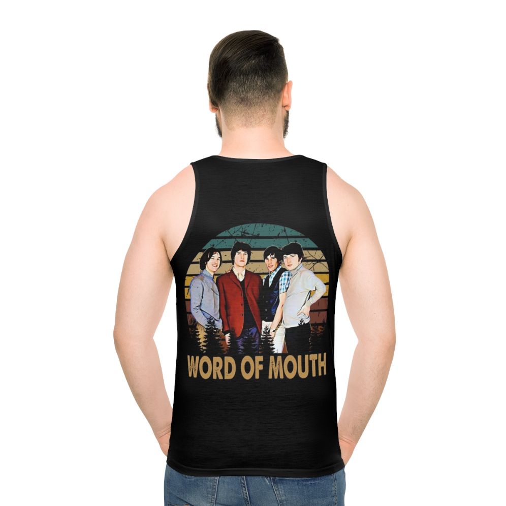 Vintage Rock Band The Kinks Unisex Tank Top - men back