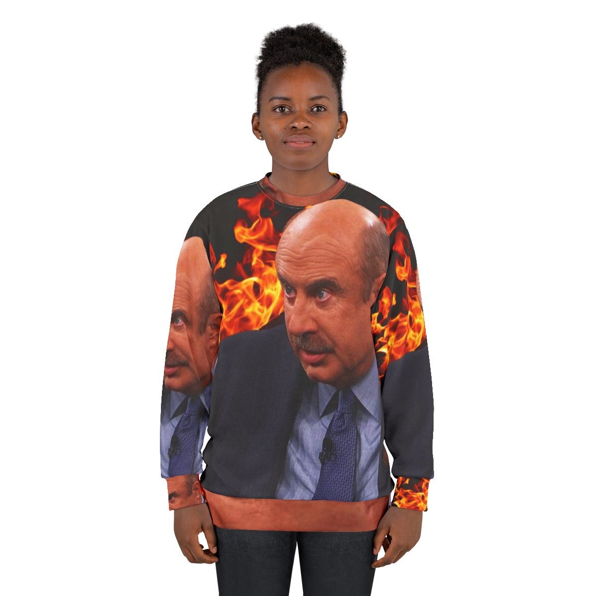 Angry Dr. Phil Photoshop Sweatshirt - women