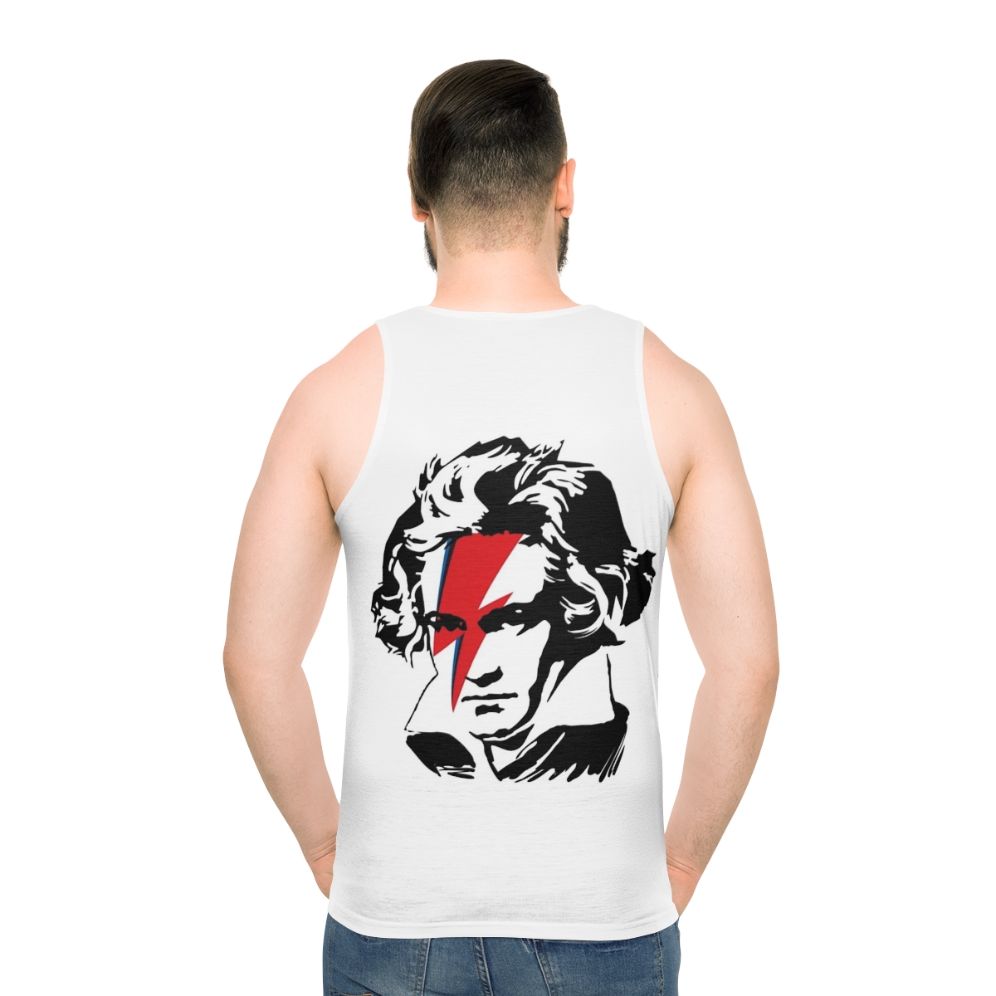 Beethoven x Ziggy Stardust Unisex Tank Top - men back