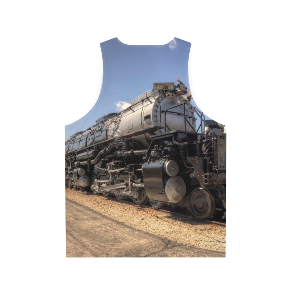 Vintage Big Boy Unisex Tank Top for Railroad Enthusiasts - Back