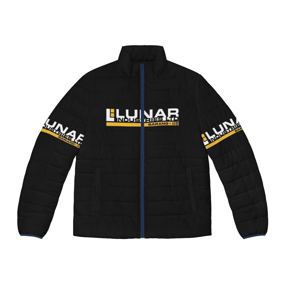 Sarang puffer jacket from Lunar Industries, featuring a moon-inspired design