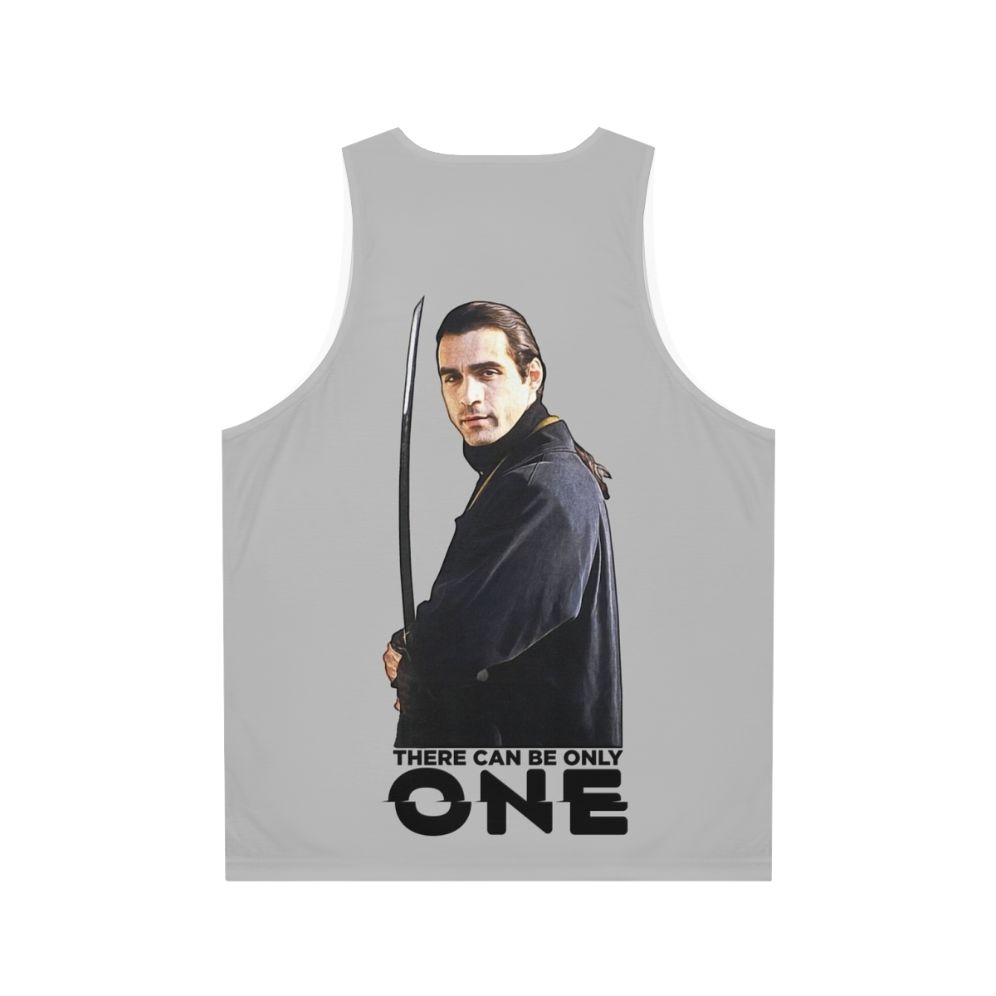 Unisex Highlander "There Can Be Only One" Tank Top - Back