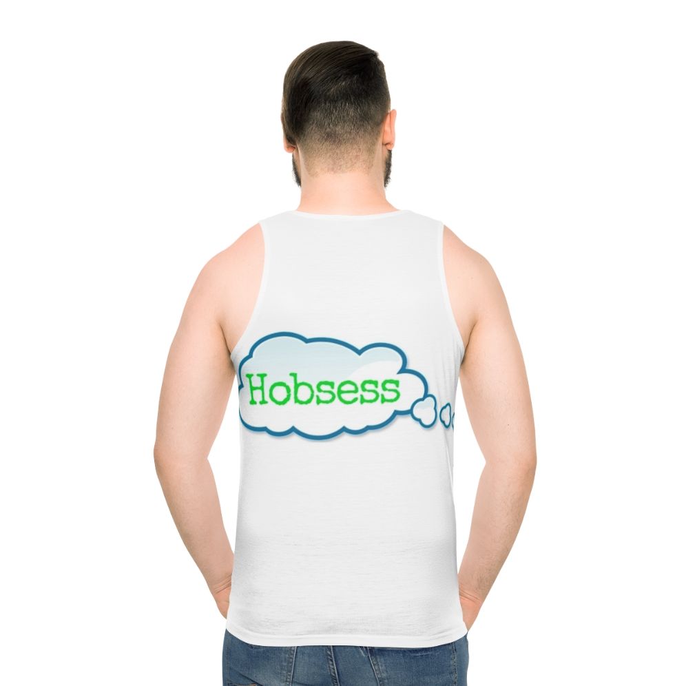 Unisex hobby enthusiast tank top - men back