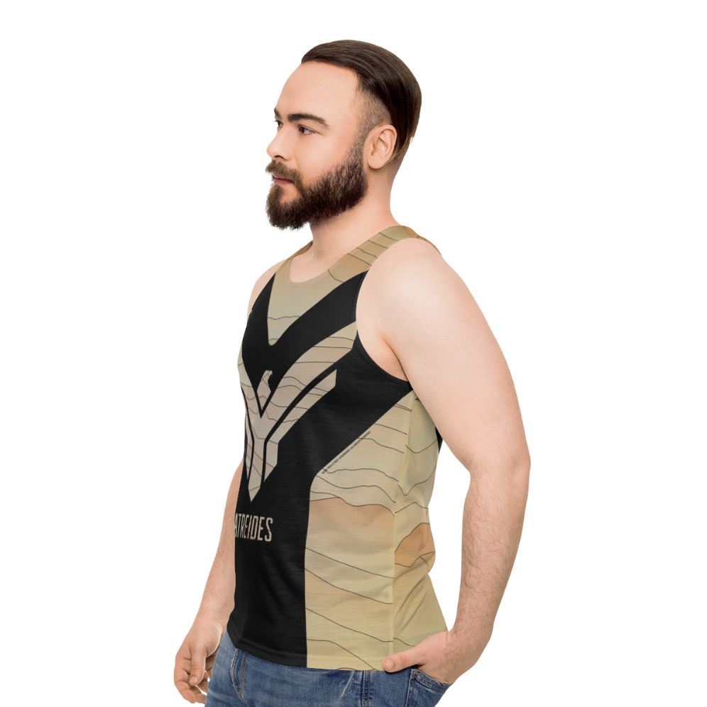 Dune Atreides unisex tank top featuring fan art design - men side