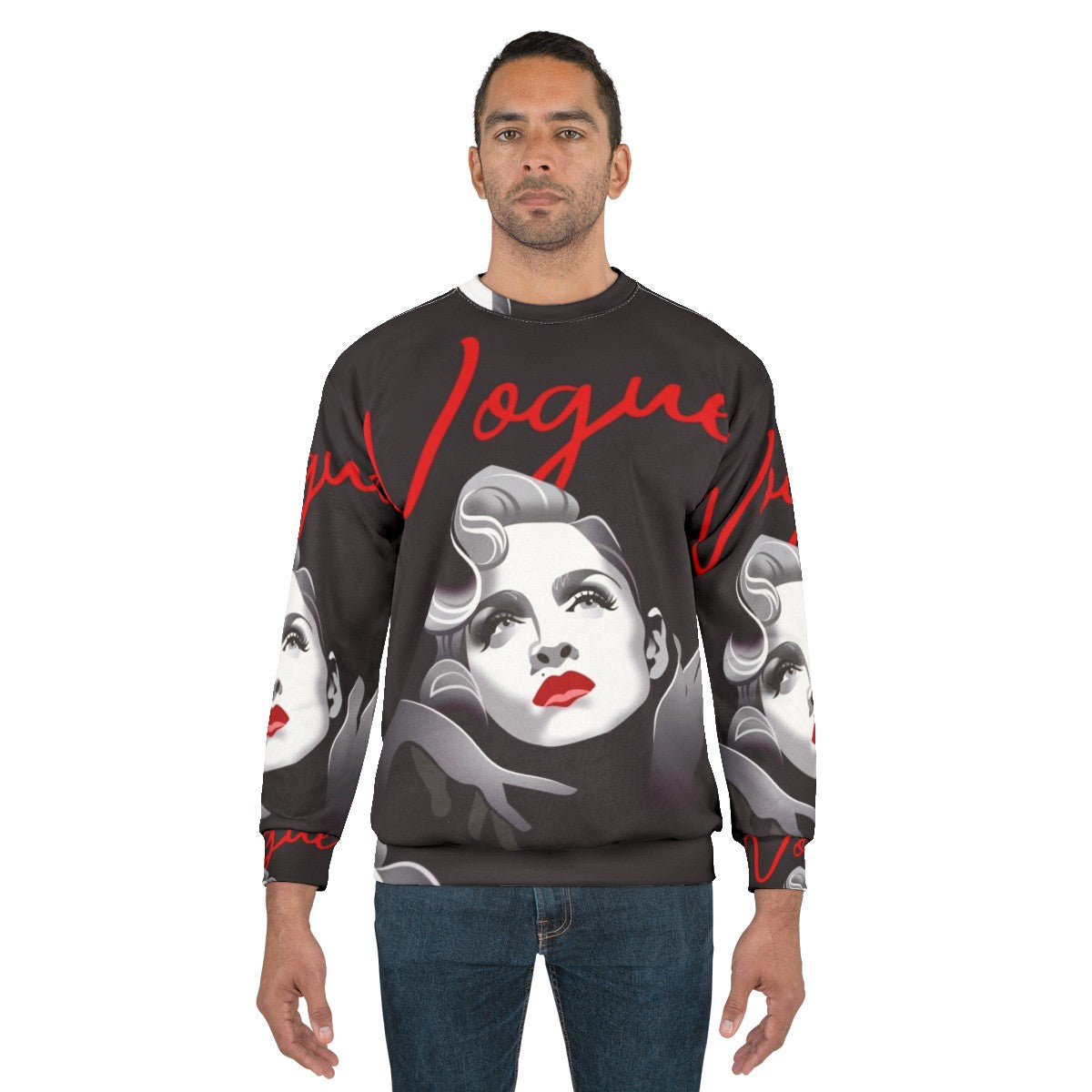 Vibrant Queen Sweatshirt with Pop Art Inspired Design - men