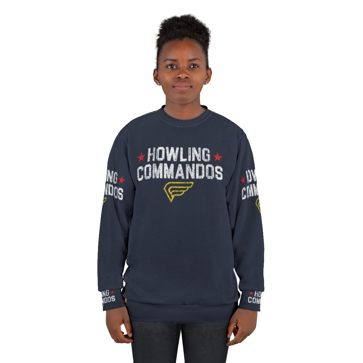 Howling Commandos Sweatshirt featuring characters from Marvel's Captain America - women