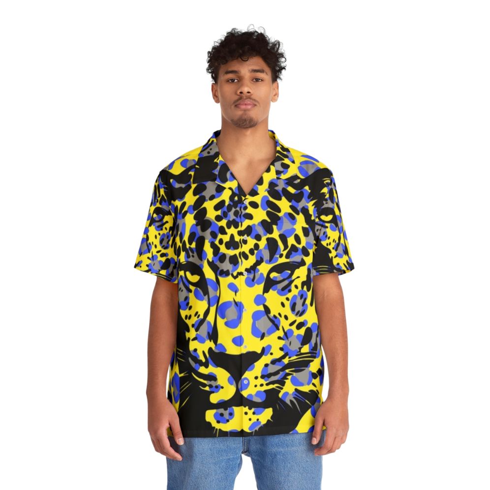 Leopard Print Hawaiian Shirt - People Front