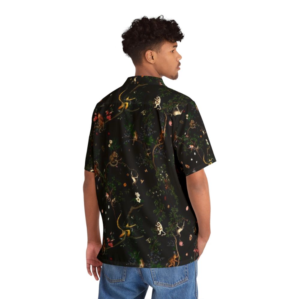 Monkey World Botanical Hawaiian Shirt - People Back