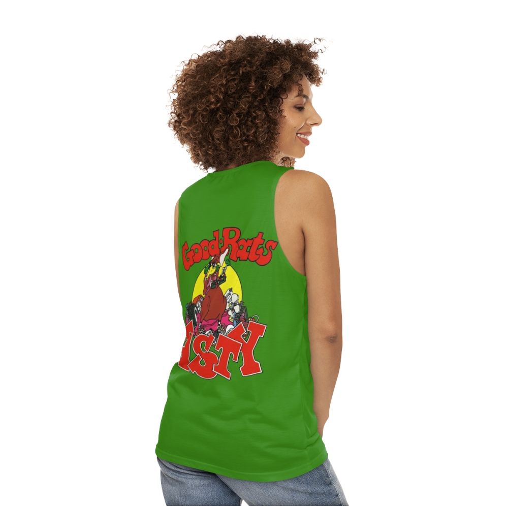 Good Rats Unisex Rock Band Tank Top - women back