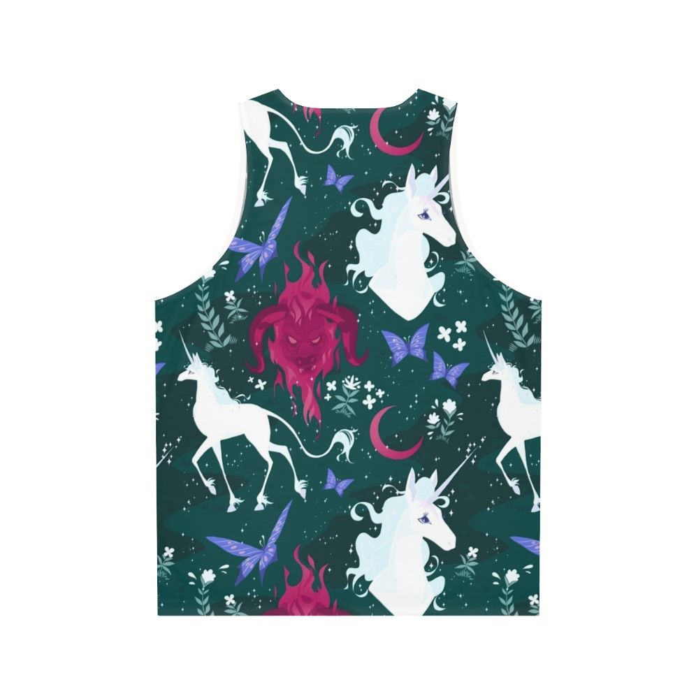 The Last Unicorn Unisex Tank Top - Back