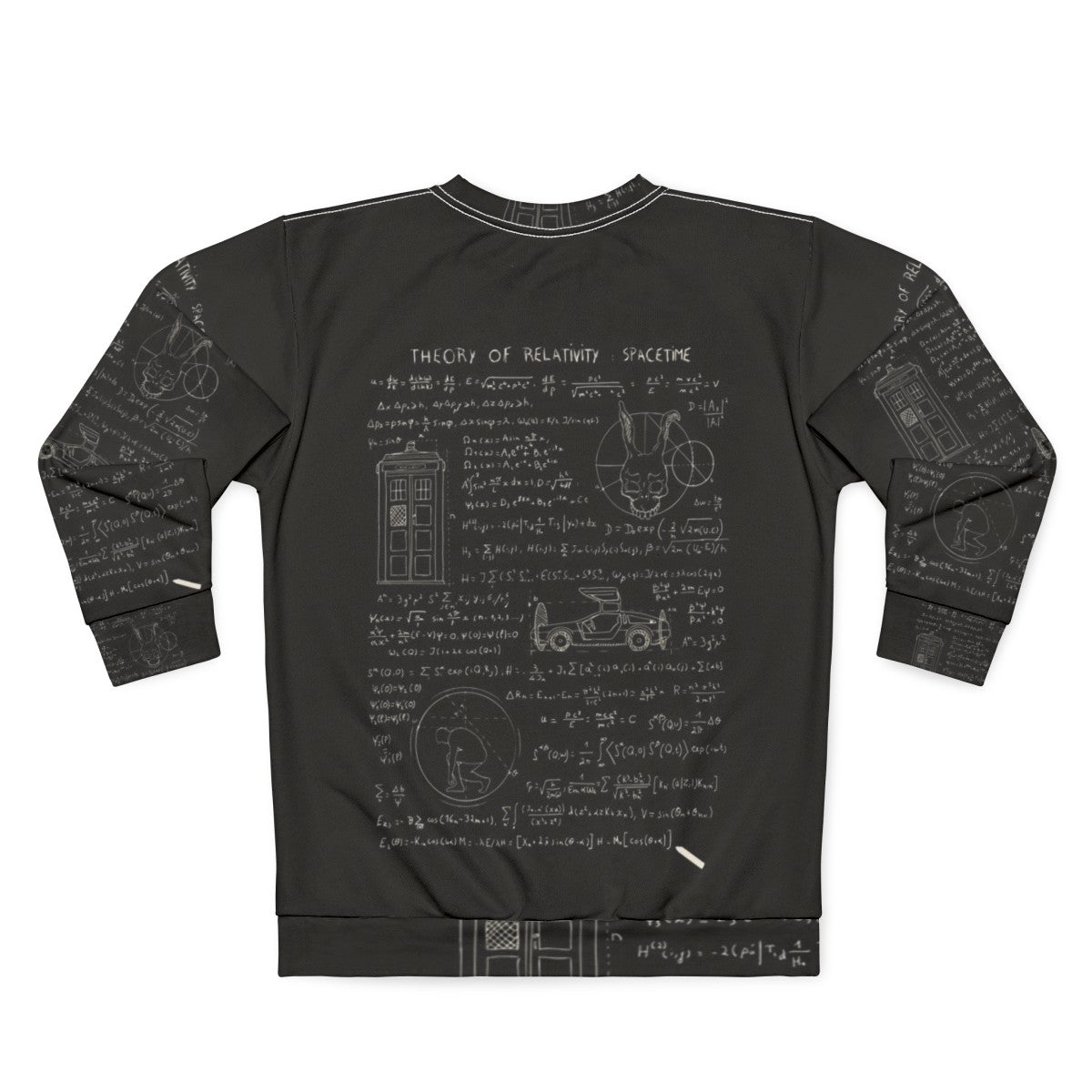 Relativity Spacetime Physics Sweatshirt - Back