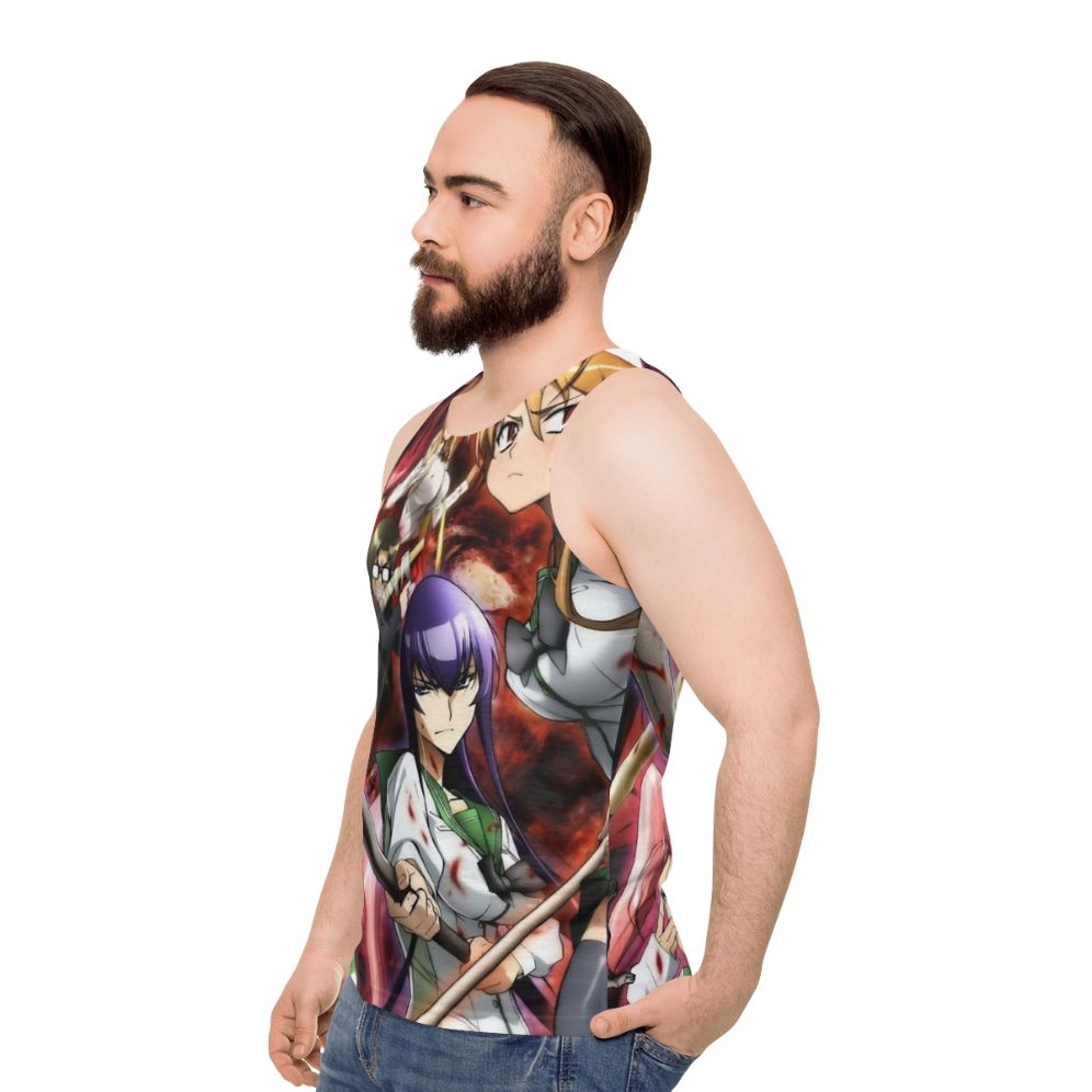 High School Of The Dead Unisex Tank Top - men side