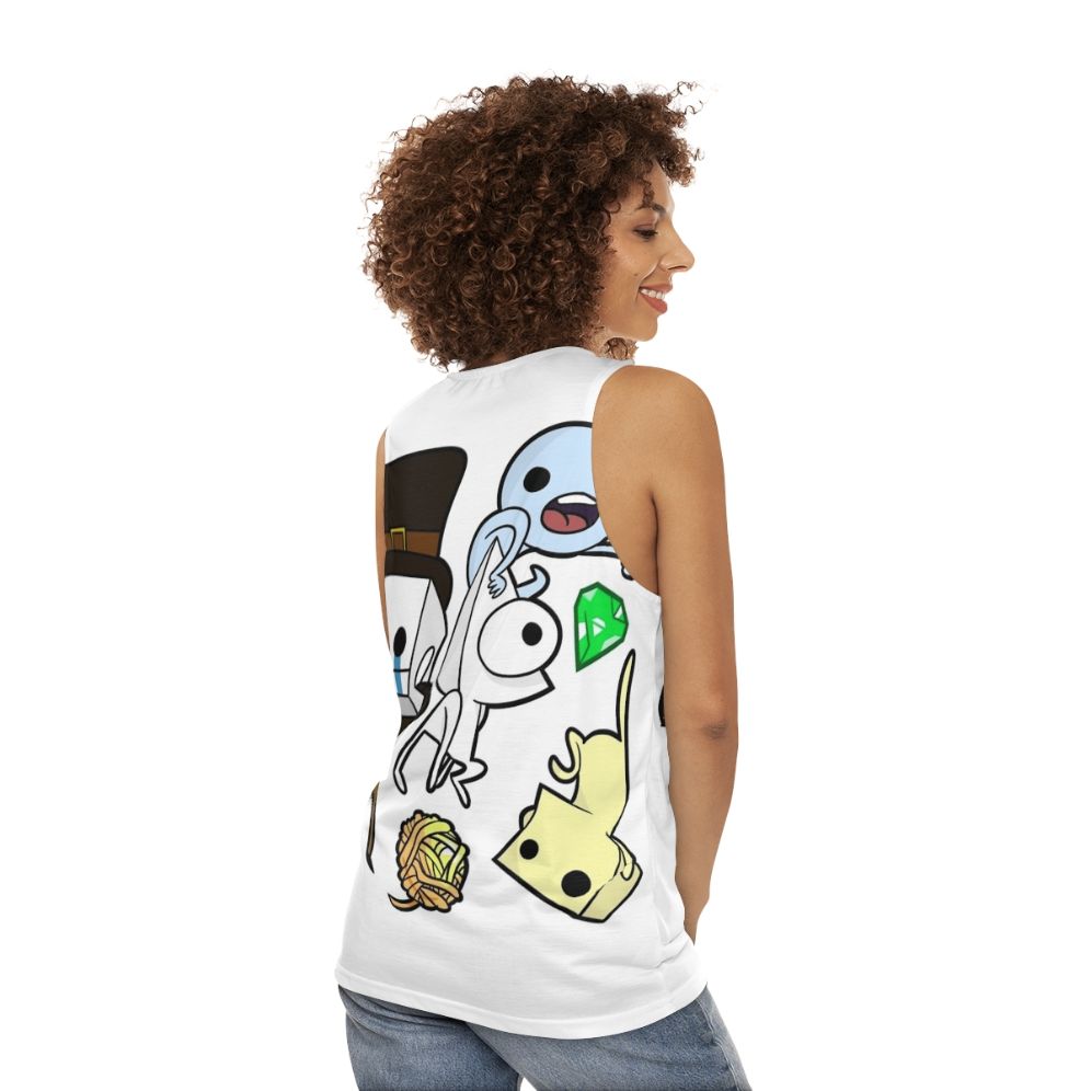 Battleblock Theater Unisex Gaming Tank Top - women back