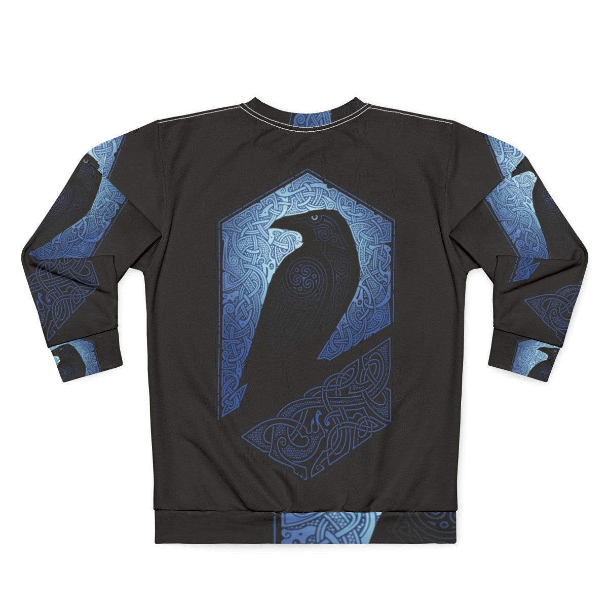 Mythical Celtic Raven Sweatshirt - Back