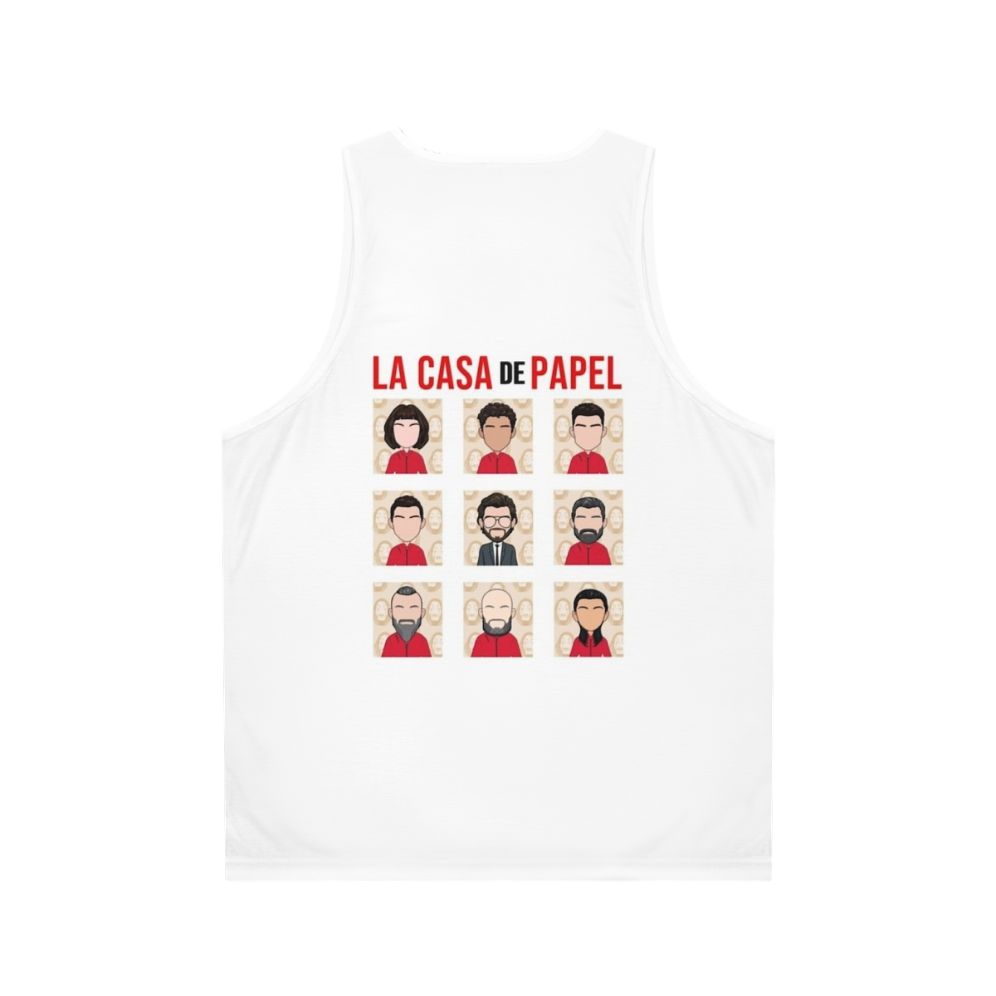 Money Heist Unisex Tank Top - Back