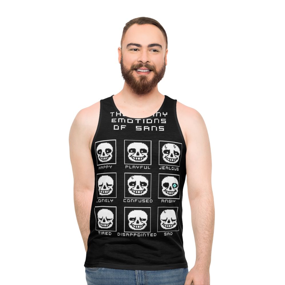 Sans Undertale Gamer Tank Top - men