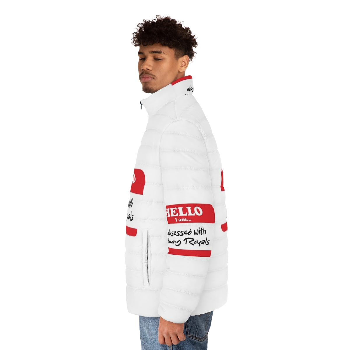 Young Royals Puffer Jacket - Inspired by the Netflix Series - men side left