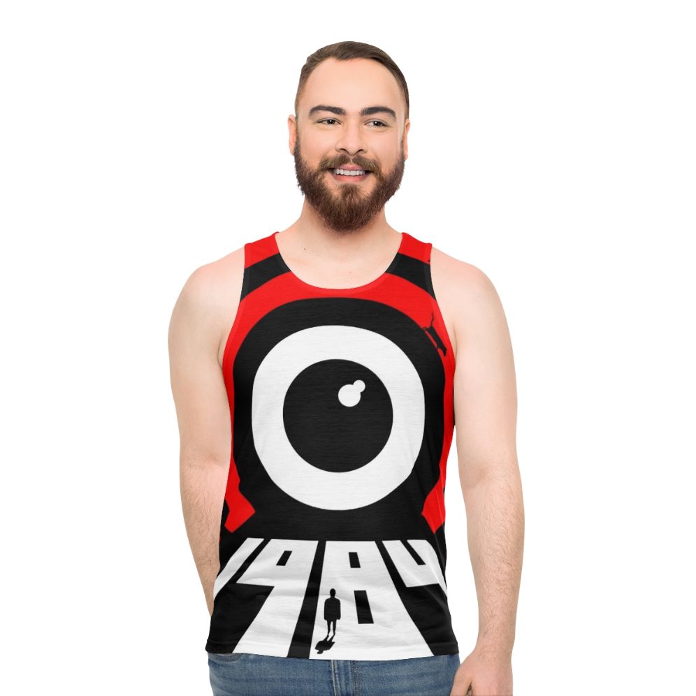 Unisex 1984 tank top with big brother design - men