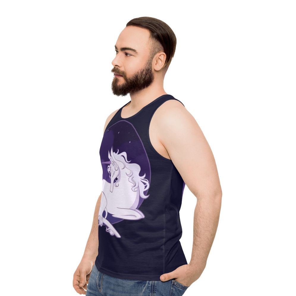 Dreamy unicorn tears unisex tank top - men side