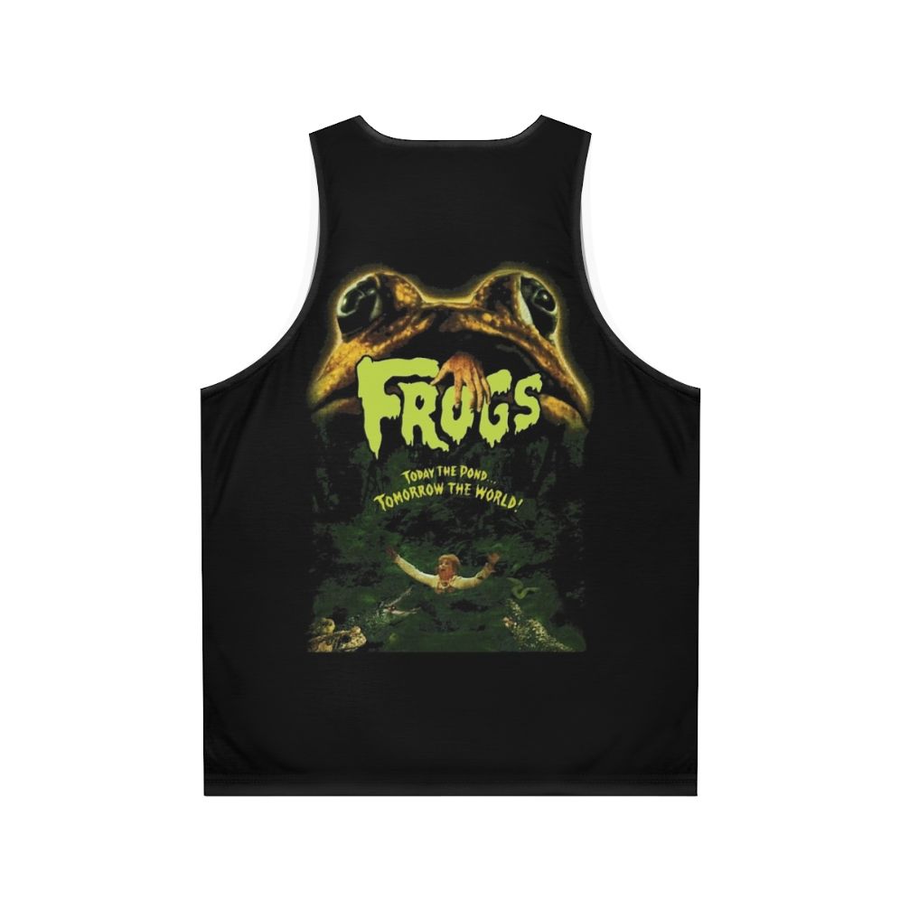 Frog Unisex 70s Horror Tank Top - Back