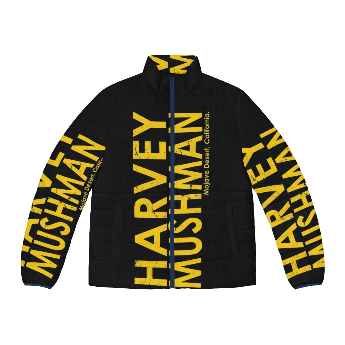 Harvey Mushman Puffer Jacket - Vintage-inspired motorcycle jacket for desert racing and classic bike adventures