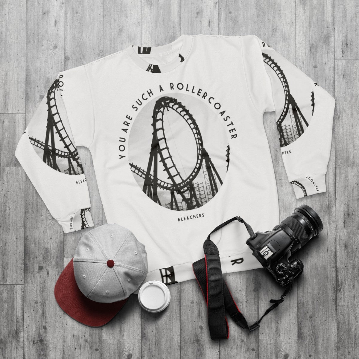 Bleachers Rollercoaster Sweatshirt - flat lay