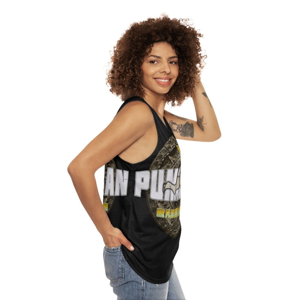 Pumaman 80s Cult Film Superhero Unisex Tank Top - women side