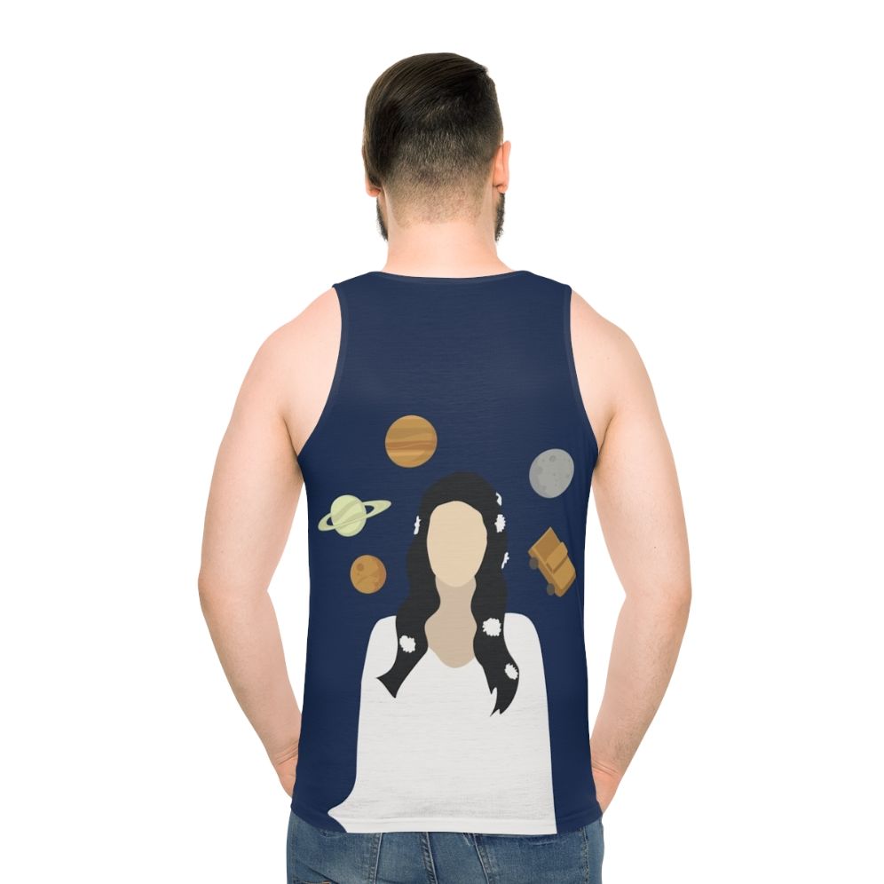 Lana Del Rey inspired celestial unisex tank top - men back