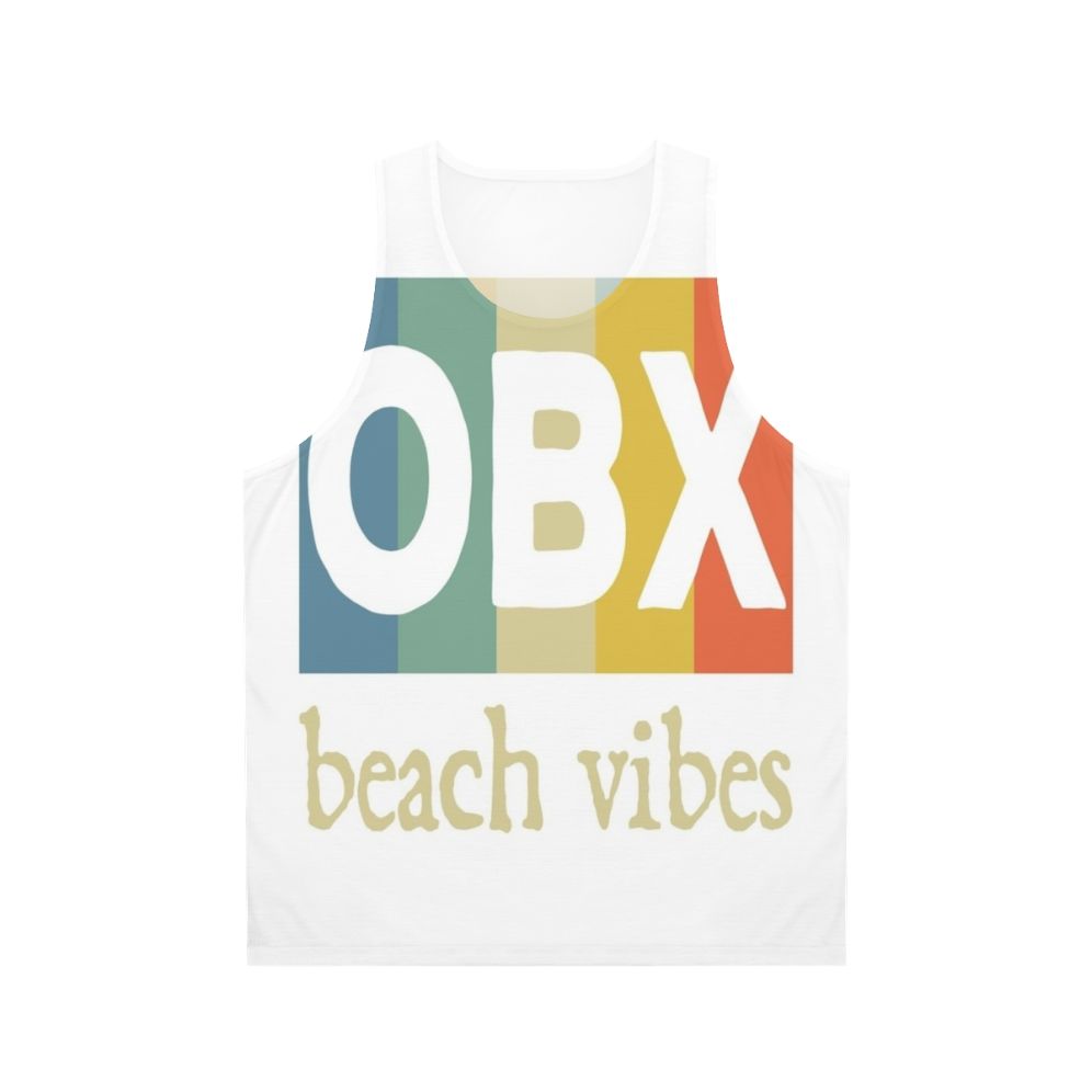 Obx beach vibes unisex tank top