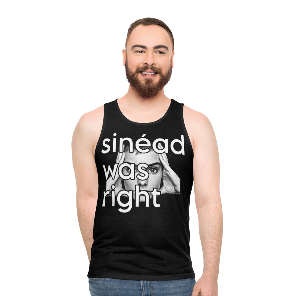 Sinead O'Connor inspired unisex 90s tank top - men