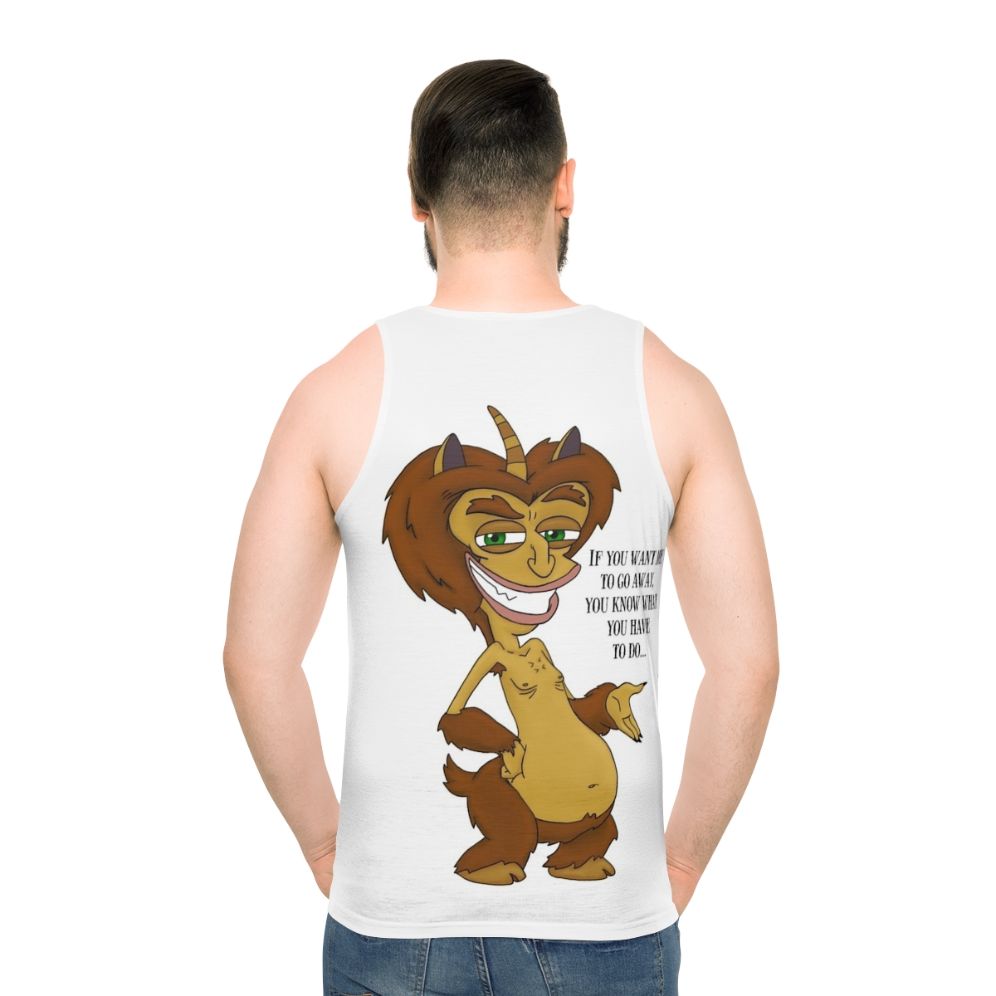 Unisex "You Know What You Have To Do Maury" Big Mouth Netflix Cartoon Tank Top - men back