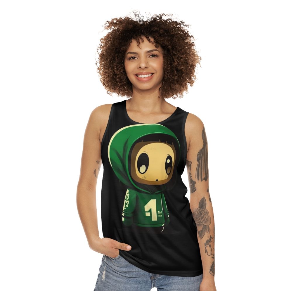 Squid Game Kang Sae Byeok Player 067 Unisex Tank Top - women