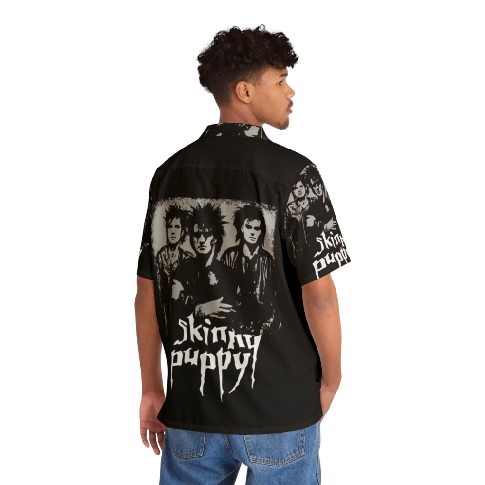 Skinny Puppy inspired dark Hawaiian shirt - People Back