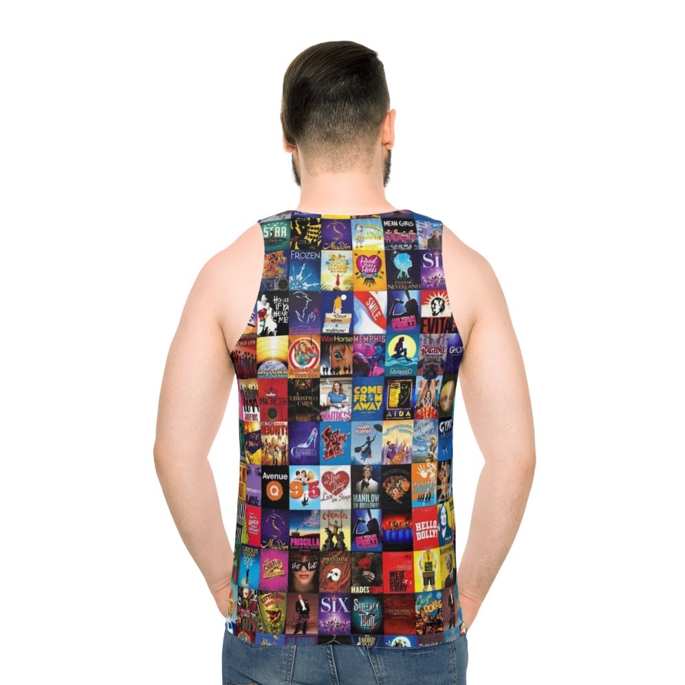 Broadway Theater Unisex Tank Top - men back