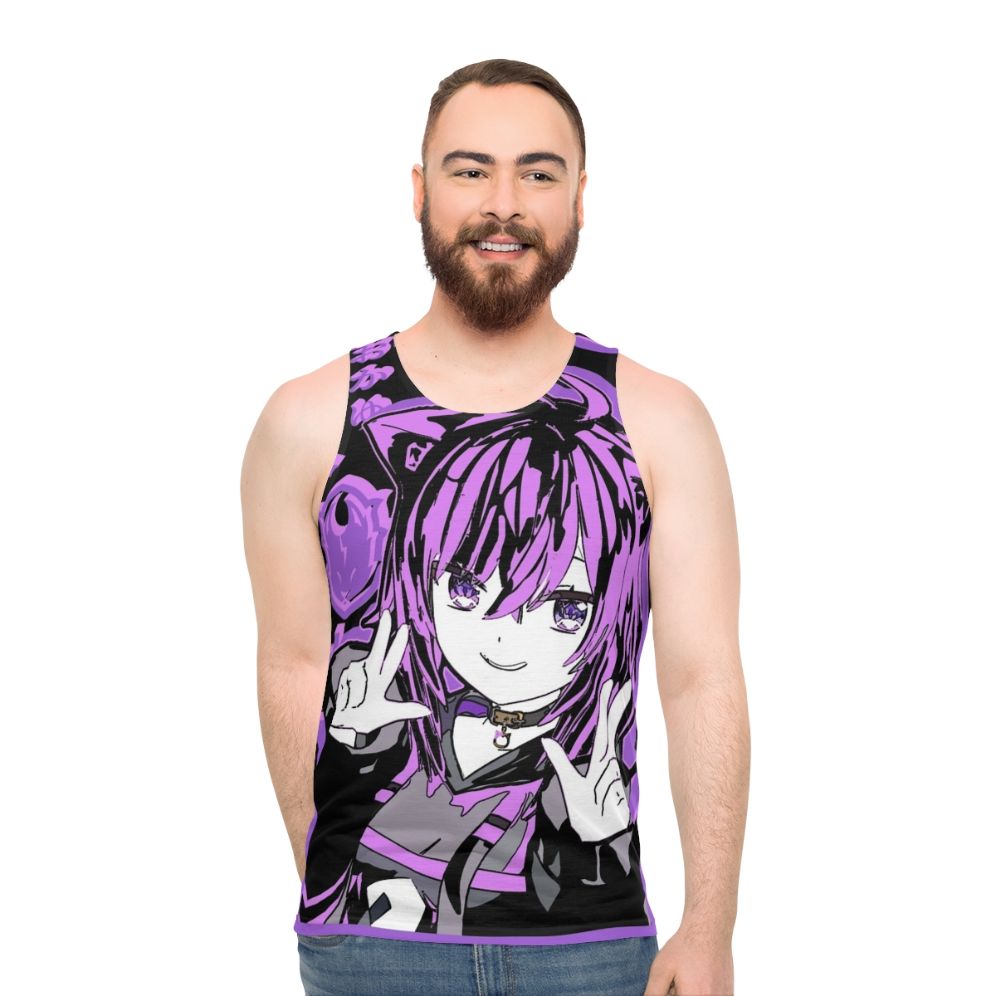 Hololive Gamers Nekomata Okayu Unisex Tank Top - men