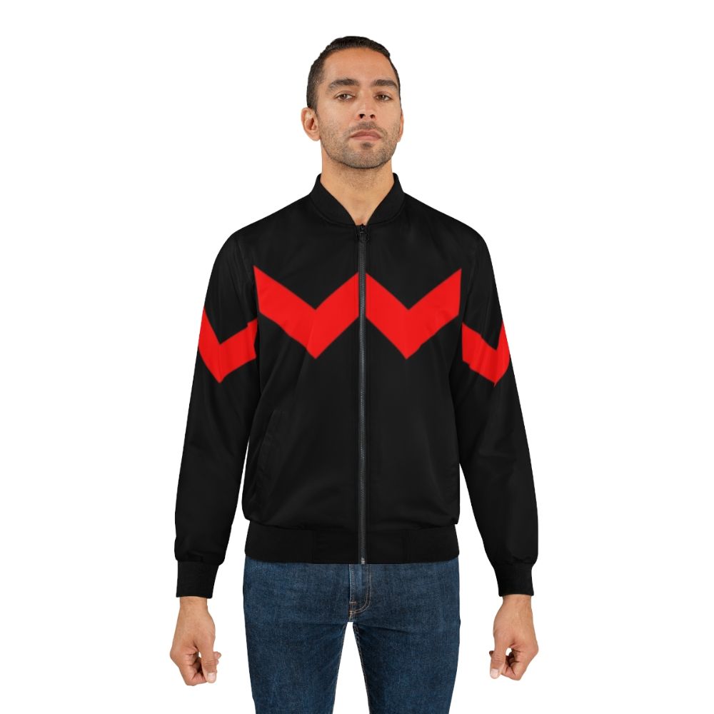 Wonderful Wonder Man Bomber Jacket in comic book style - Lifestyle