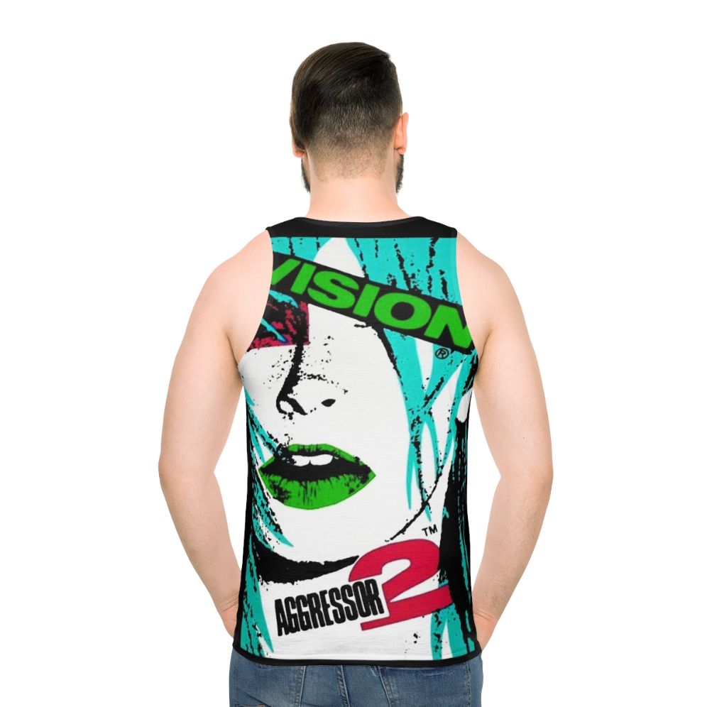 Vision Skateboards Retro Aggressor 2 Unisex Tank Top - men back