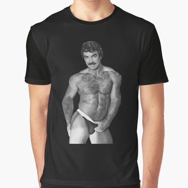 Classic Tom Selleck 'Magnum P.I.' graphic t-shirt