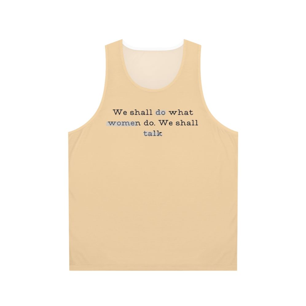 Violet Bridgerton Unisex Tank Top with Bridgerton Quotes