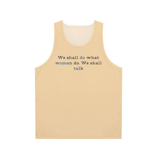 Violet Bridgerton Unisex Tank Top with Bridgerton Quotes