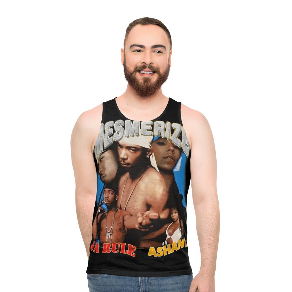 Vintage graphic rap music unisex tank top - men